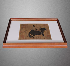 昌黎书画装裱配框服务案例